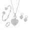 Ezüst Ragyogás – 5-darabos Női Ékszerszett JU7584653-S