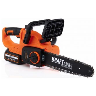  Kraft&Dele Akkus Láncfűrész 12” XXL Készlet – 21V / 4,0Ah Li-Ion KD10643
