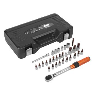   Kraft&Dele nyomatékkulcs készlet 5–25 Nm 32 darab KD11394