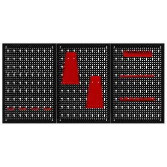 Kraft&Dele fém szerszámtartó falipanel 120x60 cm KD11895