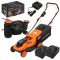 Kraft&Dele Akkumulátoros Fűnyíró 2x20V 430mm 50 L  KD5412