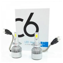   C6 H7 LED fényszóró izzó szett (2db) H7 foglalattal KE20-595