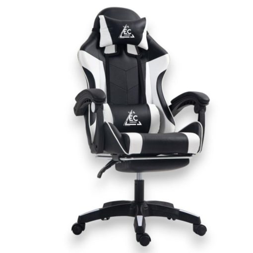 EC GAMING gamer szék lábtartóval és masszírozóval KO24B