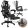 STRIKER ONE  gamer szék lábtartóval fekete-fehér –  KO31B