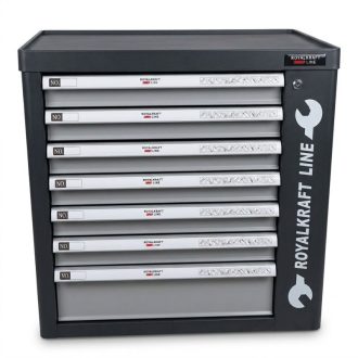   KRAFT ROYAL 7 Fiókos Szerszámkocsi és Szerszámkészlet – 457 részes KR457