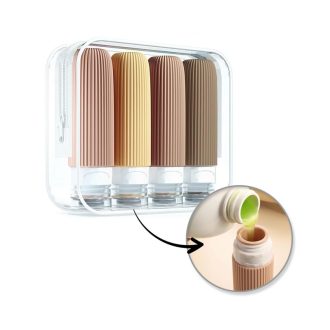 Szilikon flakon szett utazáshoz, 13 cm, 90 ml – KS137WZ2