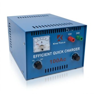  KING TOOLS professzionális akkumulátor töltő (12V / 24V / 36V) KT-CD-100A