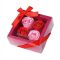 Romantikus Rózsa Szappanvirág Box – Vörös és Rózsaszín LE12967641-P