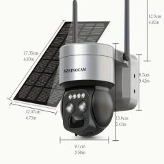 6MP PTZ HD biztonsági kamera 8X hibrid zoommal LQ32586