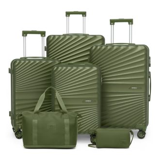   Joyway 6 részes keményfalú bőrönd szett - Zöld LV11708974-4