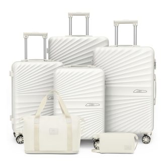   Joyway 6 részes keményfalú bőrönd szett - Fehér LV11708974-5