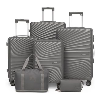   Joyway 6 részes keményfalú bőrönd szett - Világos szürke LV11708974