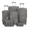 Joyway 6 részes keményfalú bőrönd szett - Világos szürke LV11708974