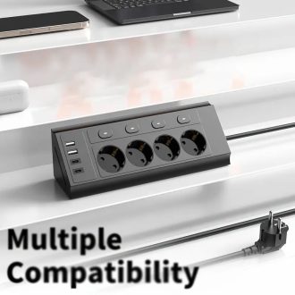   8 az 1-ben asztali elosztó USB és Type-C portokkal LW4800477