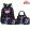 Lilo & Stitch 4 részes iskolatáska szett –  FEKETE MB3567988-F
