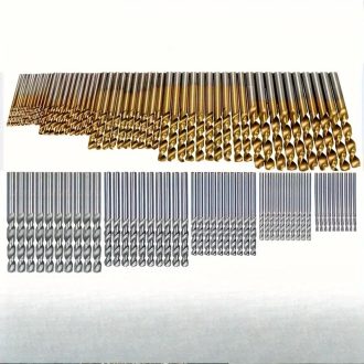   100 részes titán bevonatú HSS fúrószár készlet MF2359441