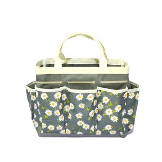   Krizantém Mintás Kerti Szerszámtároló Táska – Szürke NE143871-S