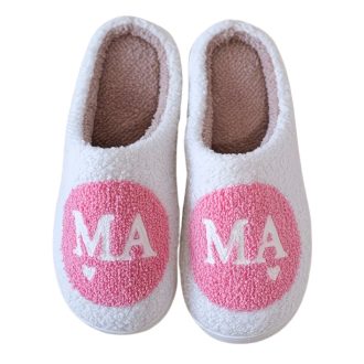 Mama feliratos téli plüss papucs NM1703158