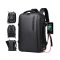 Vízálló utazó hátizsák USB csatlakozóval – kézipoggyász repülőgépre - fekete PL182