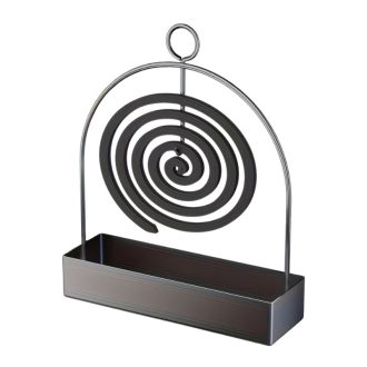   Fém szúnyogspirál tartó dekoratív hamutálcával QD8864769