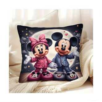   Mickey és Minnie díszpárna – éjszakai, mesés hangulattal QF1176560
