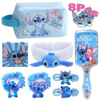   Disney 8 darabos Stitch Sminktáska és Hajkiegészítő QH3764409