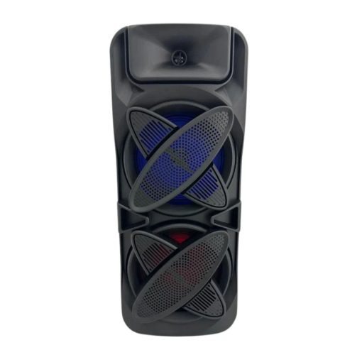 Bluetooth hangszóró digitális kijelzővel, vezetékes mikrofonnal és távirányítóval QL-8806