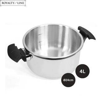 Royalty Line  24 cm-es rozsdamentes acél kukta RL-24PS4L