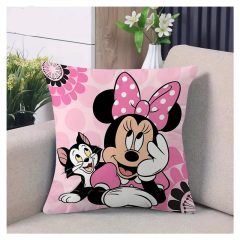   Minnie Egér & Cica rózsaszín párnahuzat 45x45 cm RM1097183