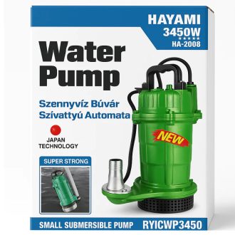 HAYAMI Szennyvíz búvárszivattyú – 3450 W RYICWP3450