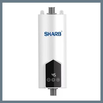   Kompakt átfolyós vízmelegítő zuhanyfejjel és gégecsővel RYK-006