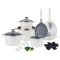 Die Cast Aluminum 19 részes edénykészlet krém SH-LG3019CR