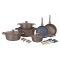 Die Cast Aluminum 17 részes edénykészlet bézs SH-ZL3017BE