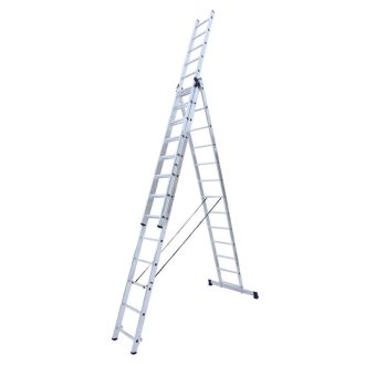   3 részes alumínium tolólétra stabilizátorral | 3×9 fok SLH00