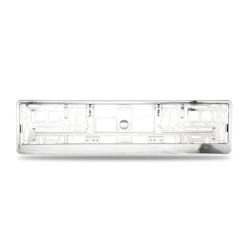 Rendszámtartó | alsóléces | fémgőzölt | ezüst SLH6384