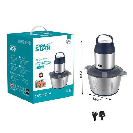 Winning Star Multifunkcionális élelmiszer-feldolgozó,húsdaráló 250W 2L ST-5564