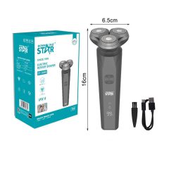   Winning Star dupla gyűrűs  3 pengés elektromos borotva forgófejes rendszerrel ST-5685