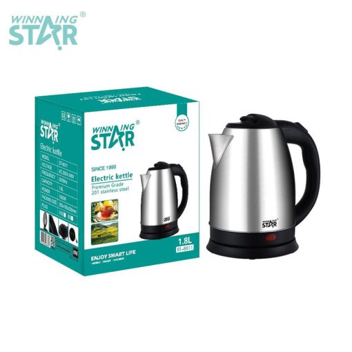 Winning Star Rozsdamentes Acél Elektromos Vízforraló 1.8l ST-6011