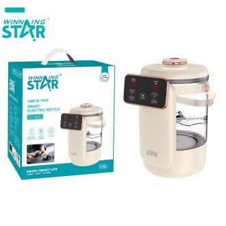   Winning Star elektromos vízmelegítő, hordozható LED-képernyős vízforraló 1350 W ST-6033