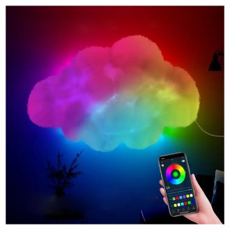 RGB LED dekorfény kis felhő 1m (T) TA554054