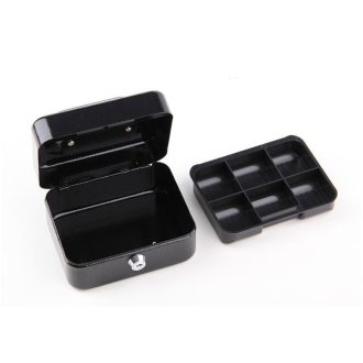 Vorel Pénzkazetta 150 × 120 × 80 mm – fekete TO-78620