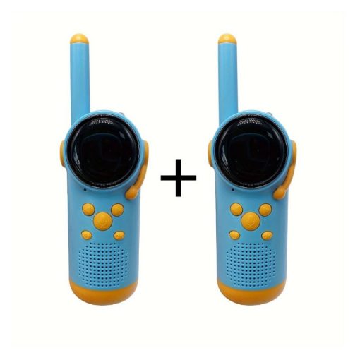 Gyerek walkie-talkie készlet – 2 darabos, kék-narancs színben UW48527