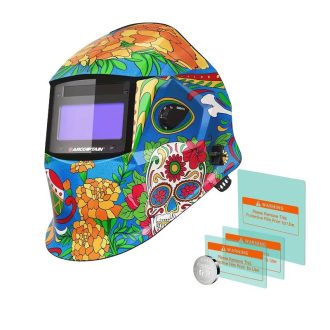   ARCCAPTAIN Automatikus Sötétedésű Hegesztősisak - Halottak napja mintával VN334853HN