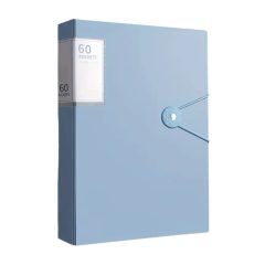   A4-es Dokumentumtároló – 60 Zsebes, Vízálló, Világoskék VR1286727