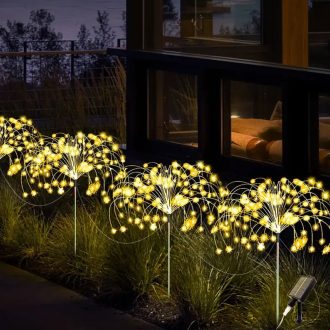 4db 240 LED-es napelemes tündérfény melegfehér VT308738