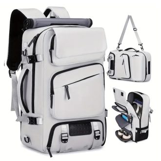   ENOSHI 3in1 multifunkciós táska cipő és laptop tartóval Fehér WA1802516