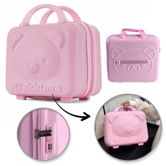 Rózsaszín Utazó Bőrönd / Kozmetikai Táska WP10