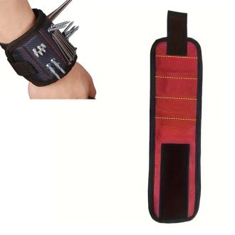   Mágneses Csuklópánt Csavarok és Szögek Tartásához - Piros WW06543-3