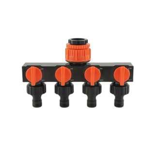   Gardenflow Narancs 4-Utas Kerti Tömlőelosztó Készlet XV4948598-P