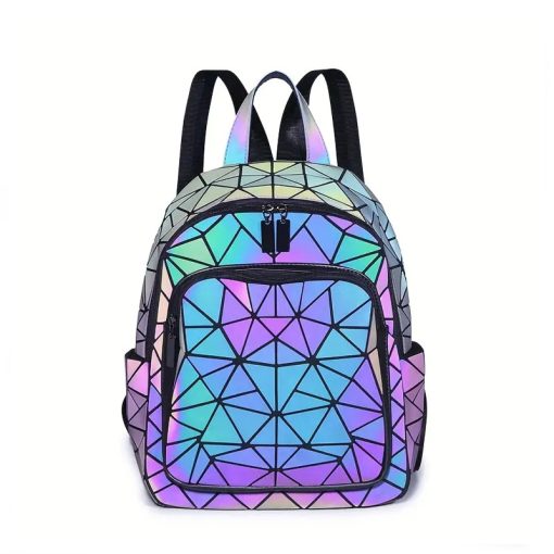 Holografikus hátizsák geometrikus mintával YH1894448-A 